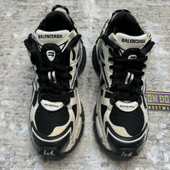 Balenciaga Runner Sneaker ‘white Black’ Sz- 8M/41EU
