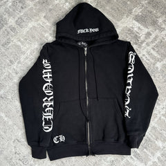 Chrome Hearts Thermal Horseshoe Dagger Zip Up Hoodie