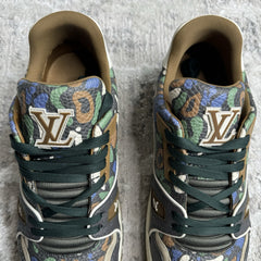 Louis Vuitton Trainer Low ‘brown Camo’ Sz- 9LV