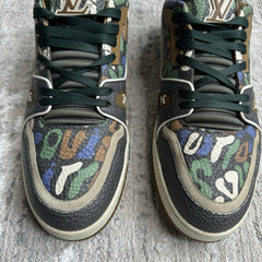 Louis Vuitton Trainer Low ‘brown Camo’ Sz- 9LV