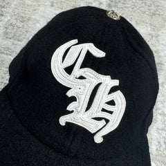 Chrome Hearts Wool Leather Strap Hat ‘black’