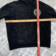 Chrome Hearts Allover Cemetery Cross Print Pullover Hoodie