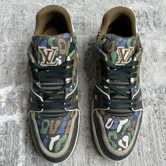 Louis Vuitton Trainer Low ‘brown Camo’ Sz- 9LV