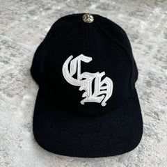 Chrome Hearts Wool Leather Strap Hat ‘black’