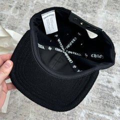 Chrome Hearts Wool Leather Strap Hat ‘black’