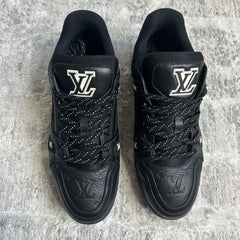 Louis Vuitton Trainer Low ‘embossed Monogram’ Sz- 8.5LV