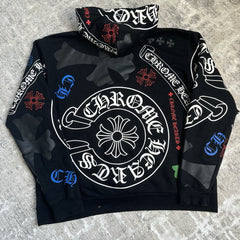 Chrome Hearts Stencil Pullover Hoodie