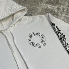 Chrome Hearts Floral Horseshoe Pullover Hoodie