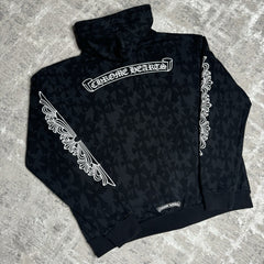 Chrome Hearts Cemetery Cross Zip Up Hoodie