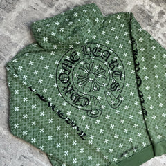 Chrome Hearts Plus Cross Monogram Zip Up Hoodie