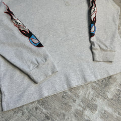 Chrome Hearts Matty Boy Brain Long Sleeve Pocket Tee Shirt