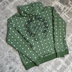 Chrome Hearts Plus Cross Monogram Zip Up Hoodie