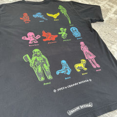 Chrome Hearts Foti Multi Logo Short Sleeve Tee Shirt