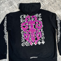 Chrome Hearts Dagger Eye Chart Pullover Hoodie