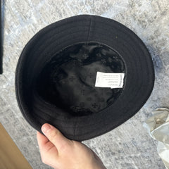 Chrome Hearts CH Cashemere Bucket Hat ‘navy’