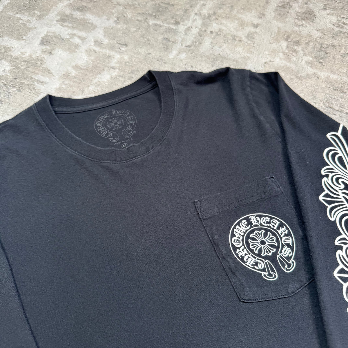 Chrome hearts Miami exclusive horseshoe floral long sleeve shirt - Million Dollar Streetwear