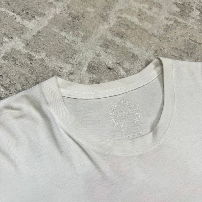 Chrome hearts dagger scroll logo short sleeve tee shirt - Million Dollar Streetwear