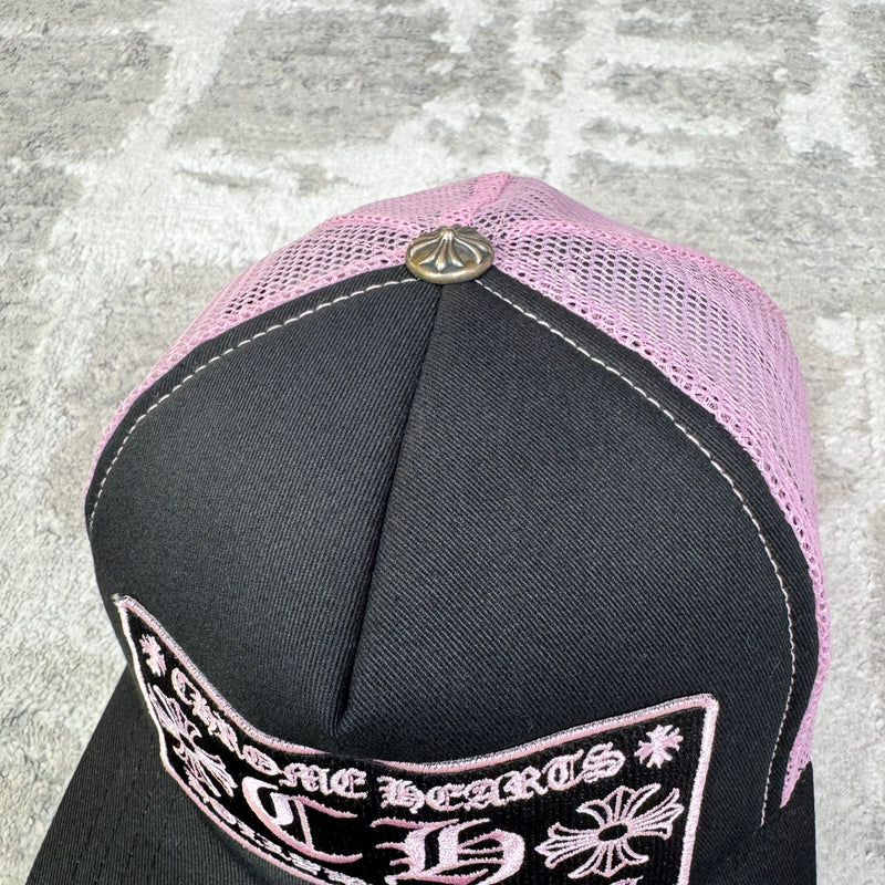 Chrome hearts pink ch Hollywood trucker hat - Million Dollar Streetwear
