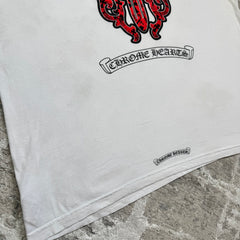 Chrome hearts dagger scroll logo short sleeve tee shirt - Million Dollar Streetwear
