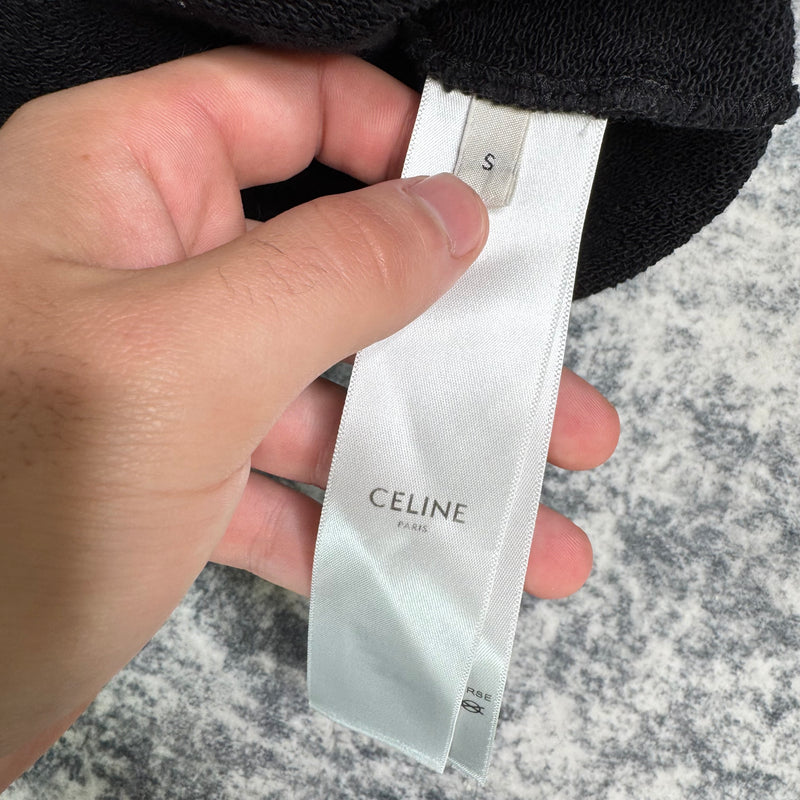 Celine hood logo zip up hoodie - Million Dollar Streetwear