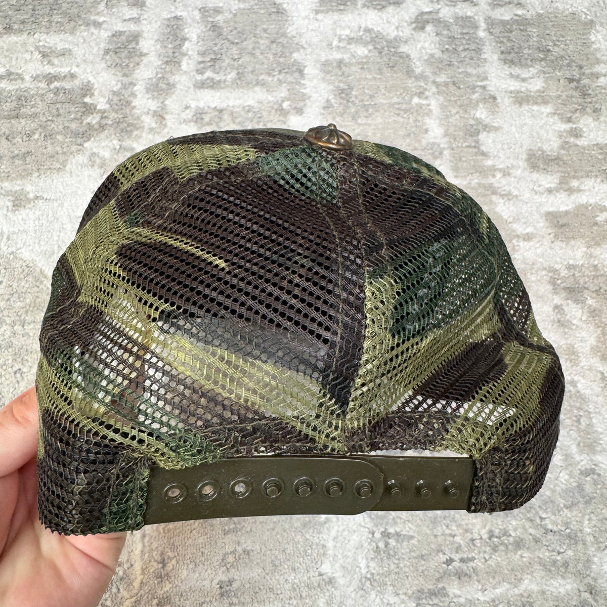 Chrome hearts camo fuck Hollywood trucker hat - Million Dollar Streetwear