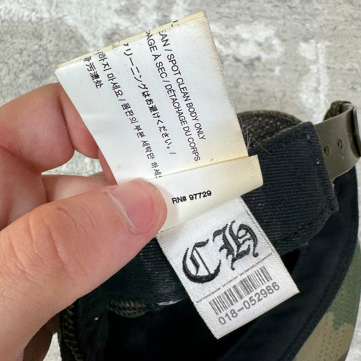 Chrome hearts camo fuck Hollywood trucker hat - Million Dollar Streetwear