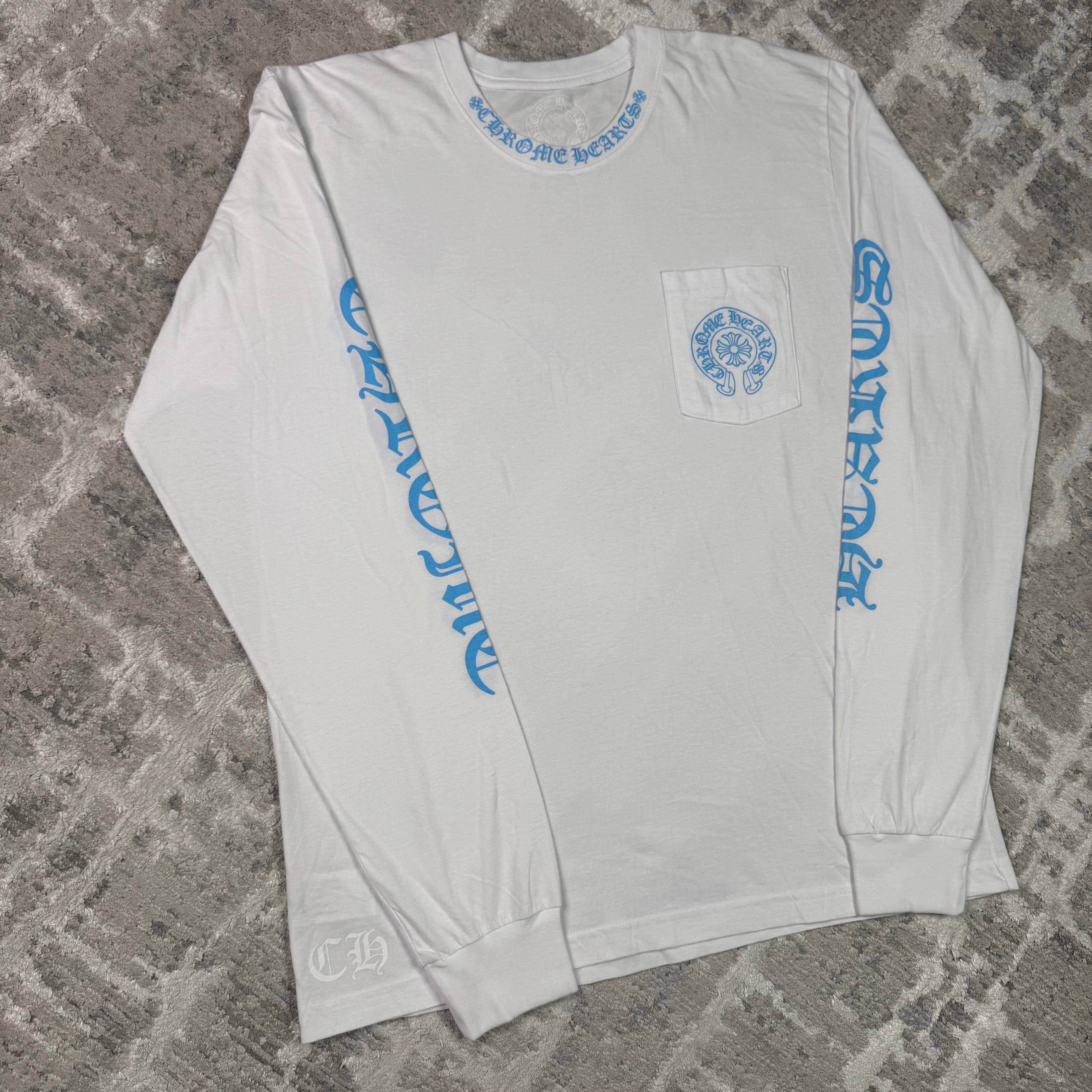 Chrome hearts st Barths neck logo long sleeve shirt - Million Dollar Streetwear