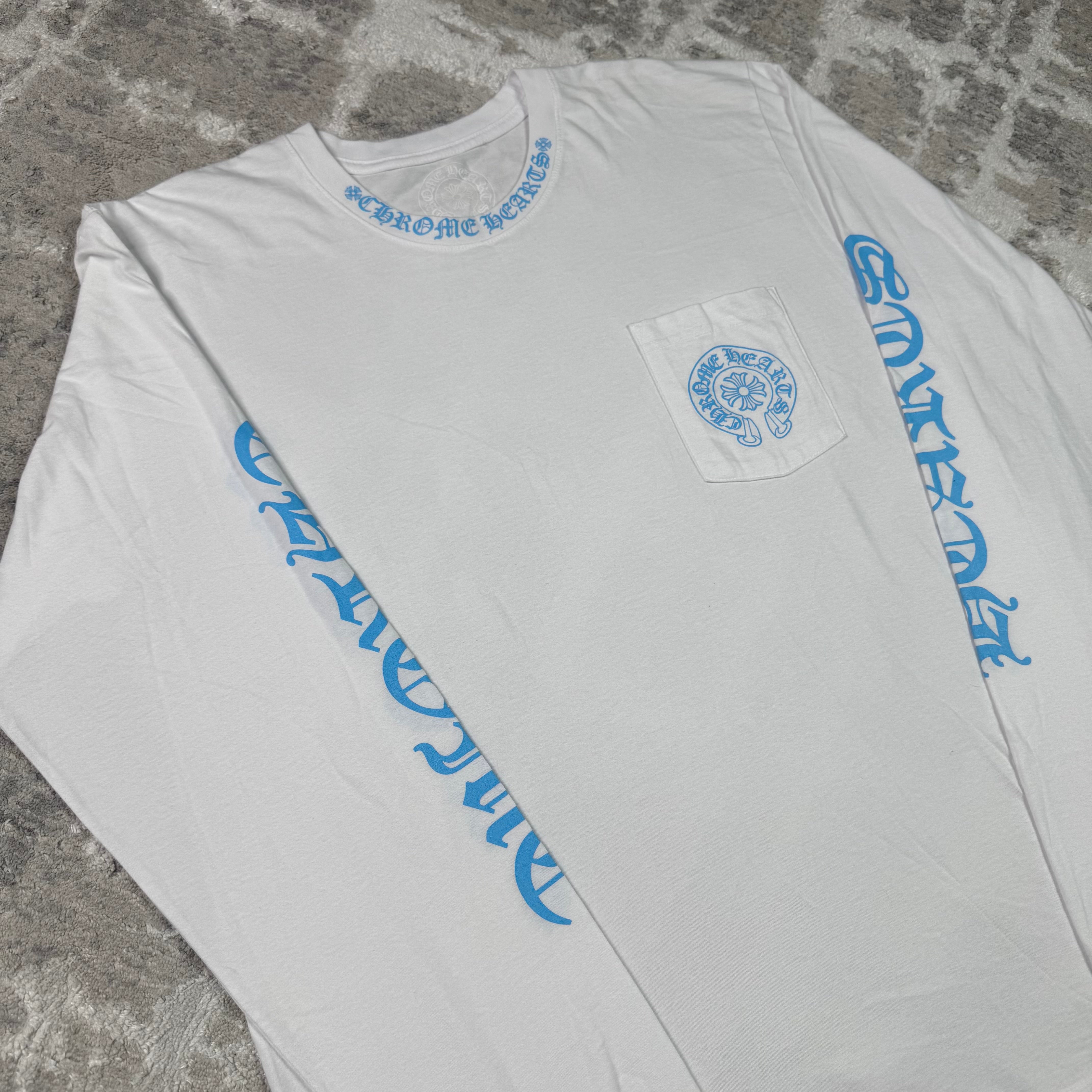 Chrome hearts st Barths neck logo long sleeve shirt - Million Dollar Streetwear