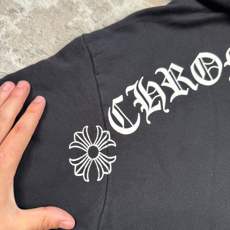 Chrome hearts t bar logo pullover hoodie - Million Dollar Streetwear