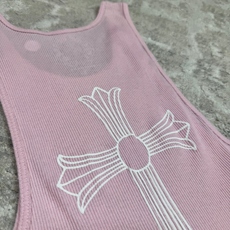 Chrome hearts cross tank top - Million Dollar Streetwear