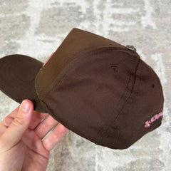 Chrome hearts baseball brown pink hat - Million Dollar Streetwear