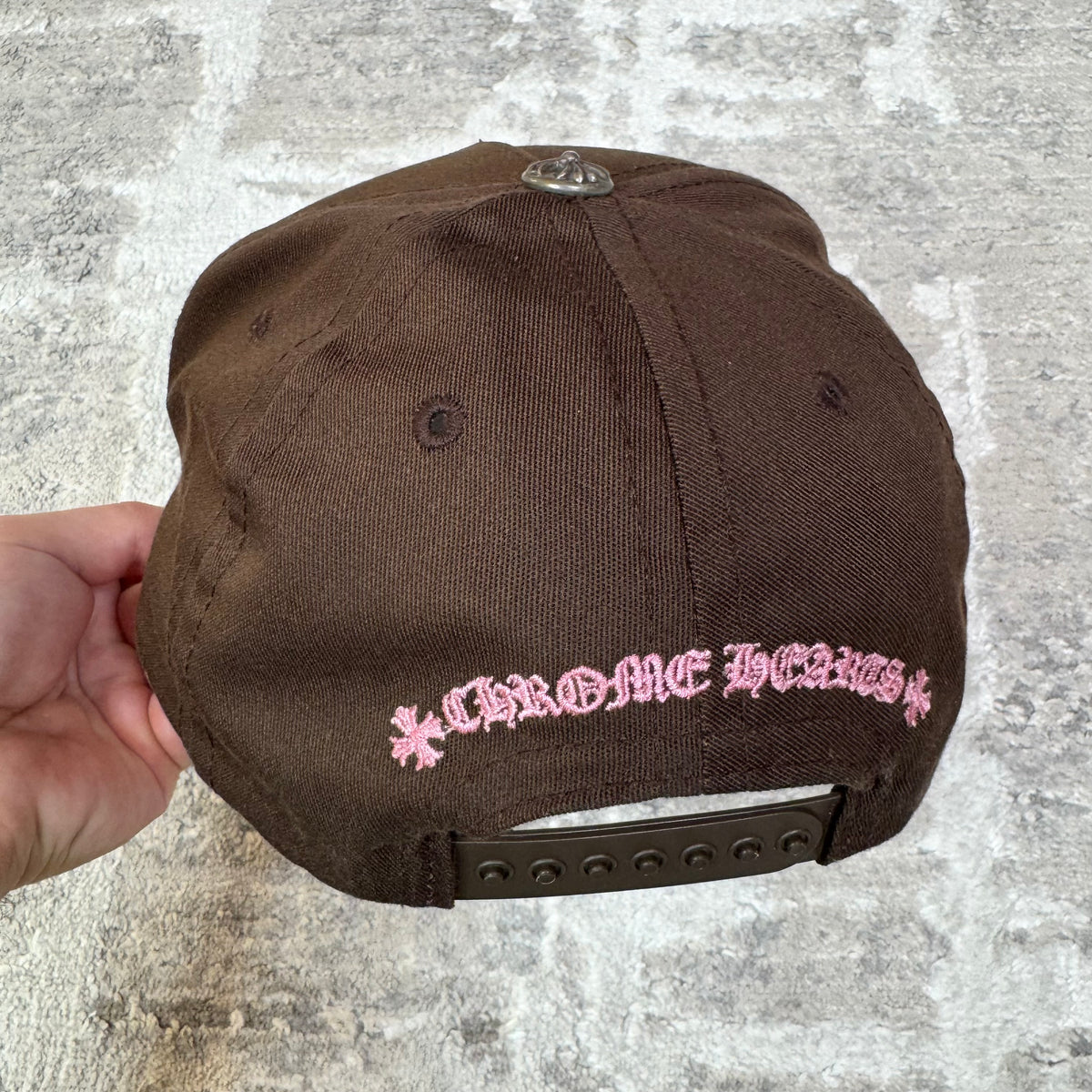 Chrome hearts baseball brown pink hat - Million Dollar Streetwear