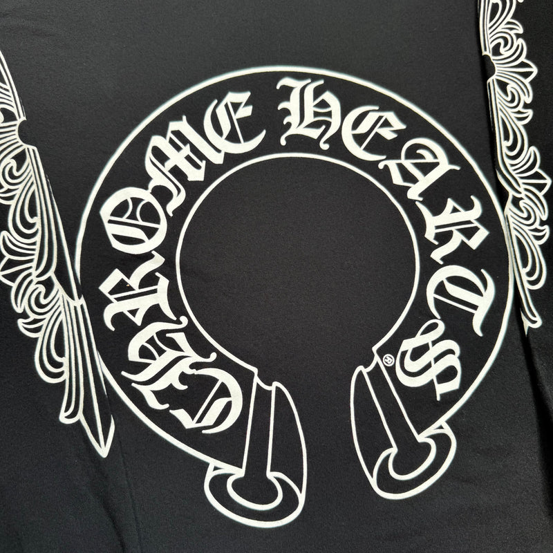 Chrome Hearts Floral Horseshoe Long Sleeve Shirt — Size XLFITS — photo 6