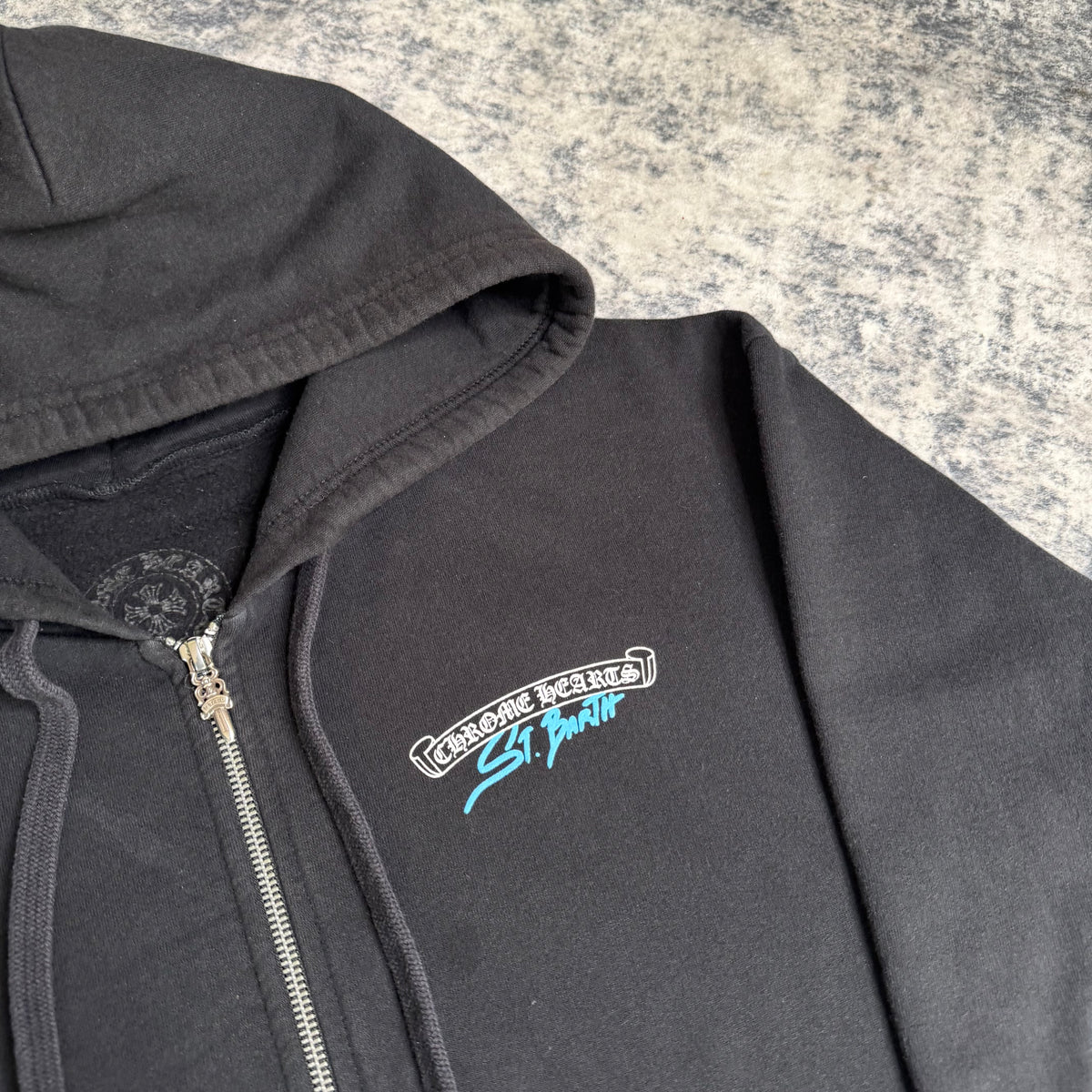 Chrome hearts st Barths horseshoe zip up hoodie - Million Dollar Streetwear
