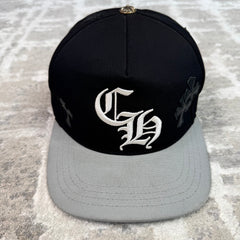 Chrome Hearts Cross Patch Baseball Hat — Black