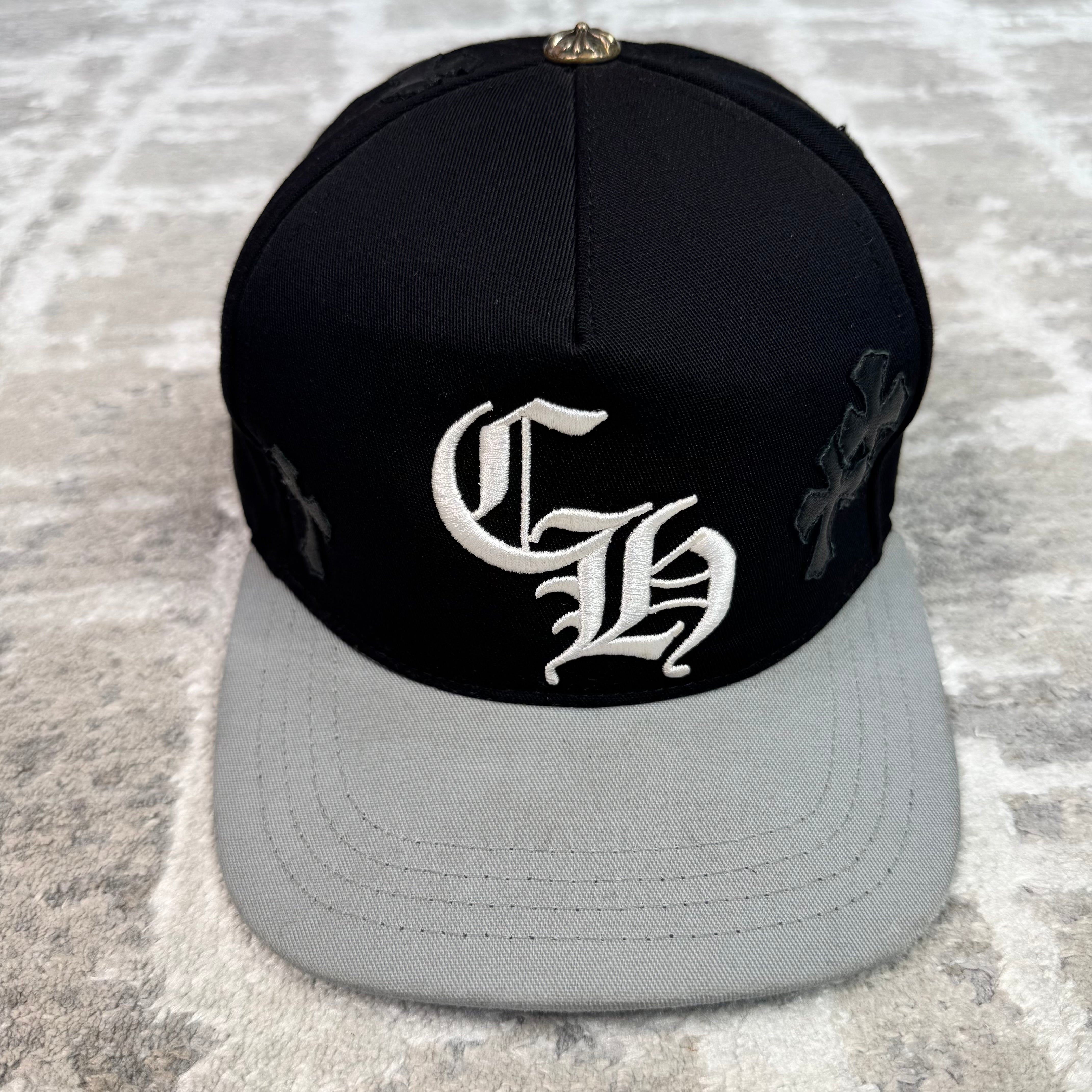 Chrome hearts cross patch baseball hat
