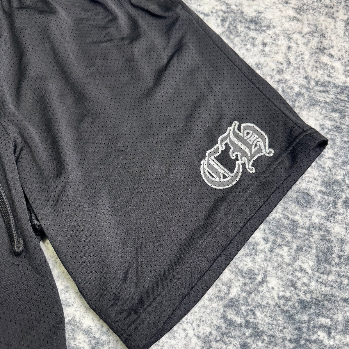 Chrome hearts mesh stadium short sleeve jersey