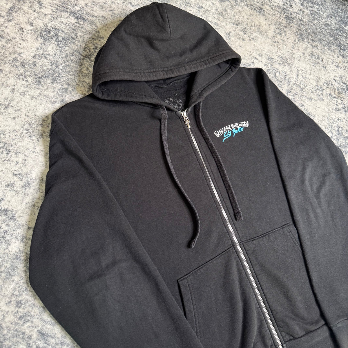Chrome hearts st Barths horseshoe zip up hoodie - Million Dollar Streetwear