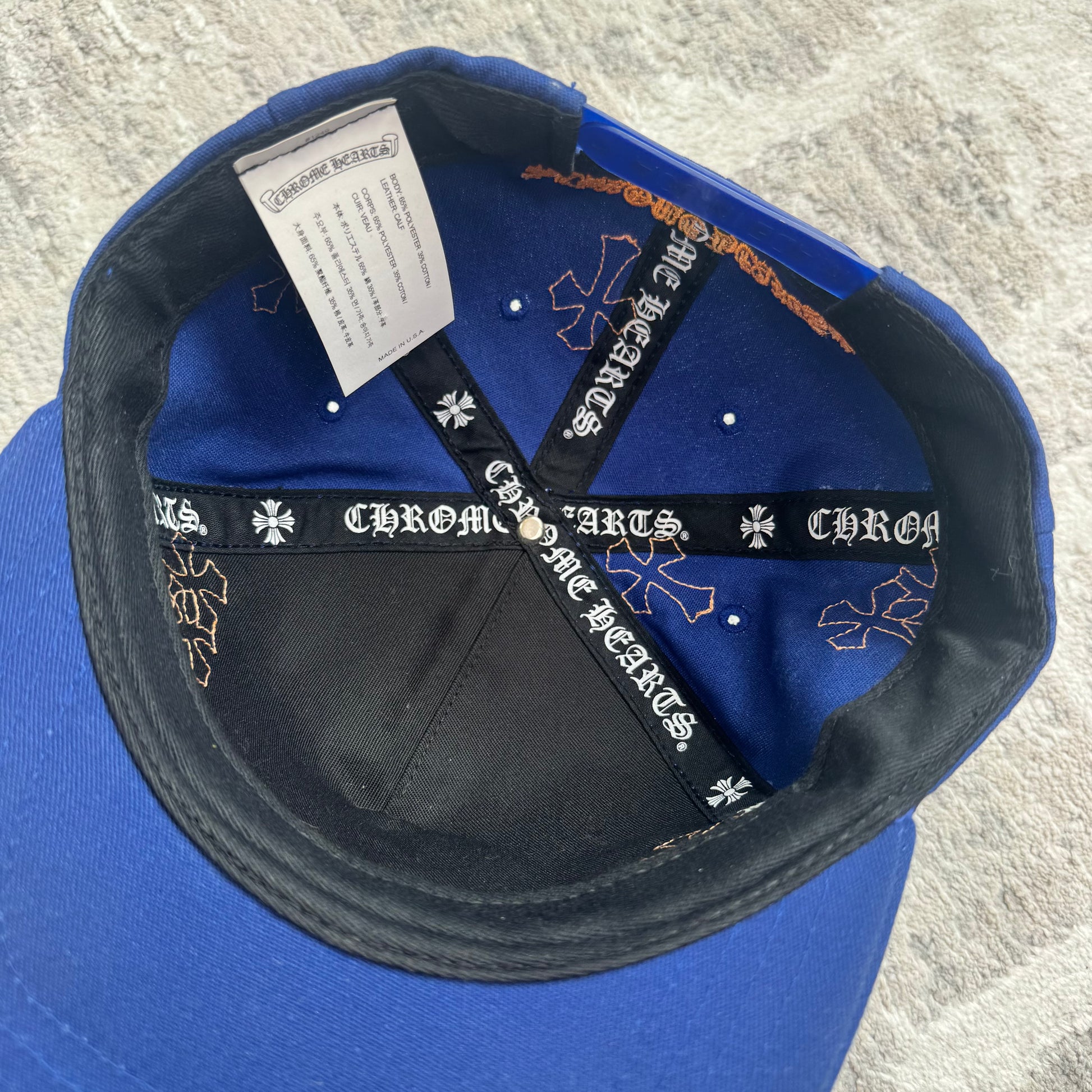 Chrome hearts cross patch baseball hat - Million Dollar Streetwear
