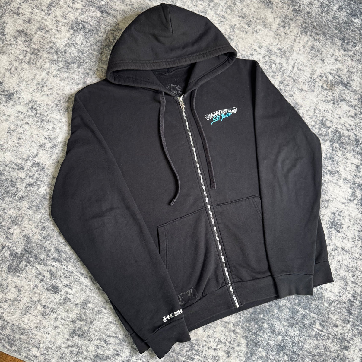 Chrome hearts st Barths horseshoe zip up hoodie - Million Dollar Streetwear