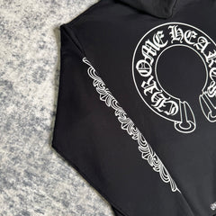 Chrome hearts horseshoe floral pullover hoodie - Million Dollar Streetwear