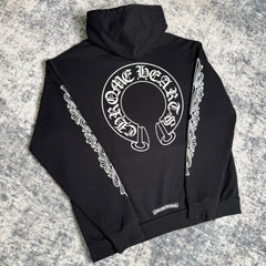 Chrome hearts horseshoe floral pullover hoodie - Million Dollar Streetwear