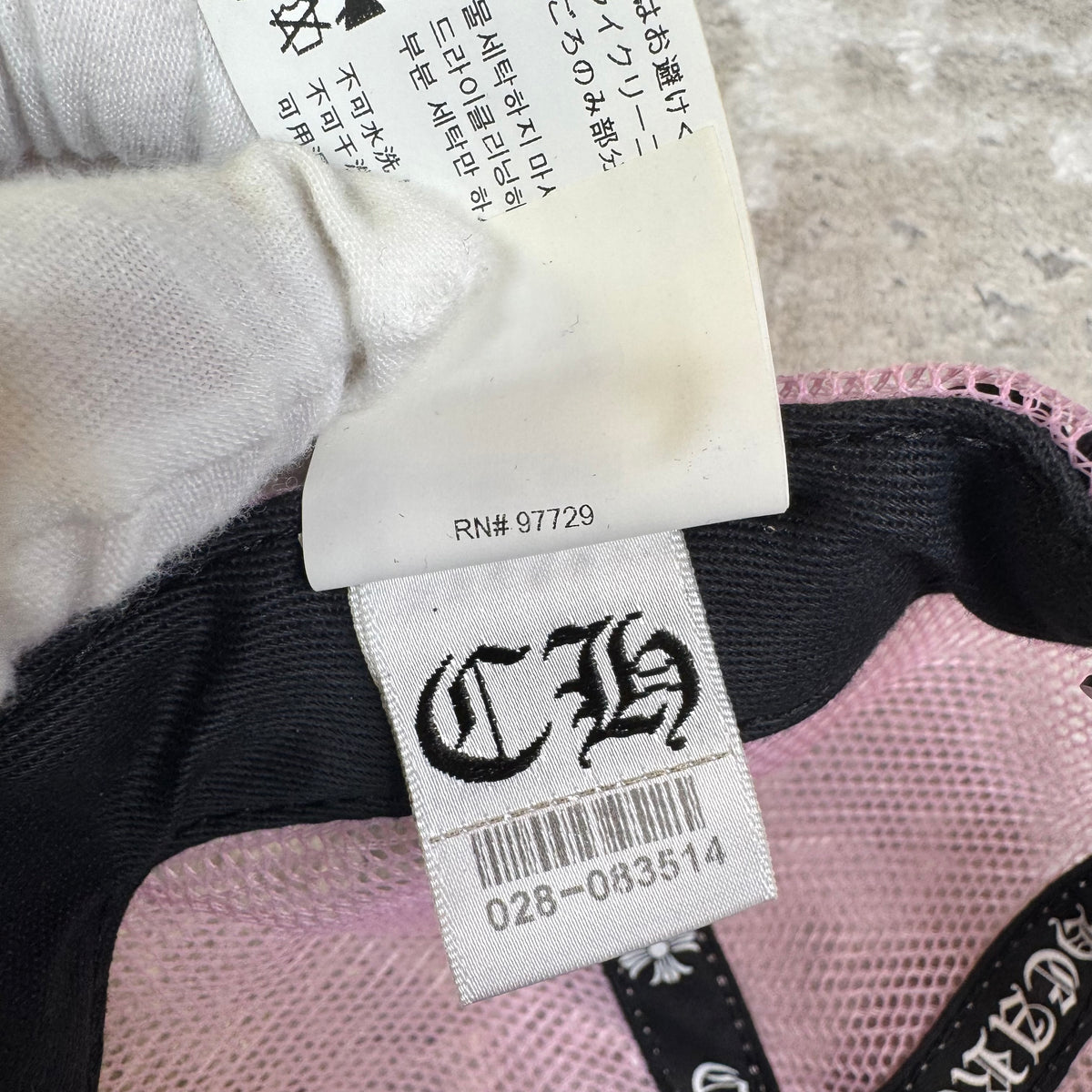 Chrome hearts pink ch Hollywood trucker hat - Million Dollar Streetwear