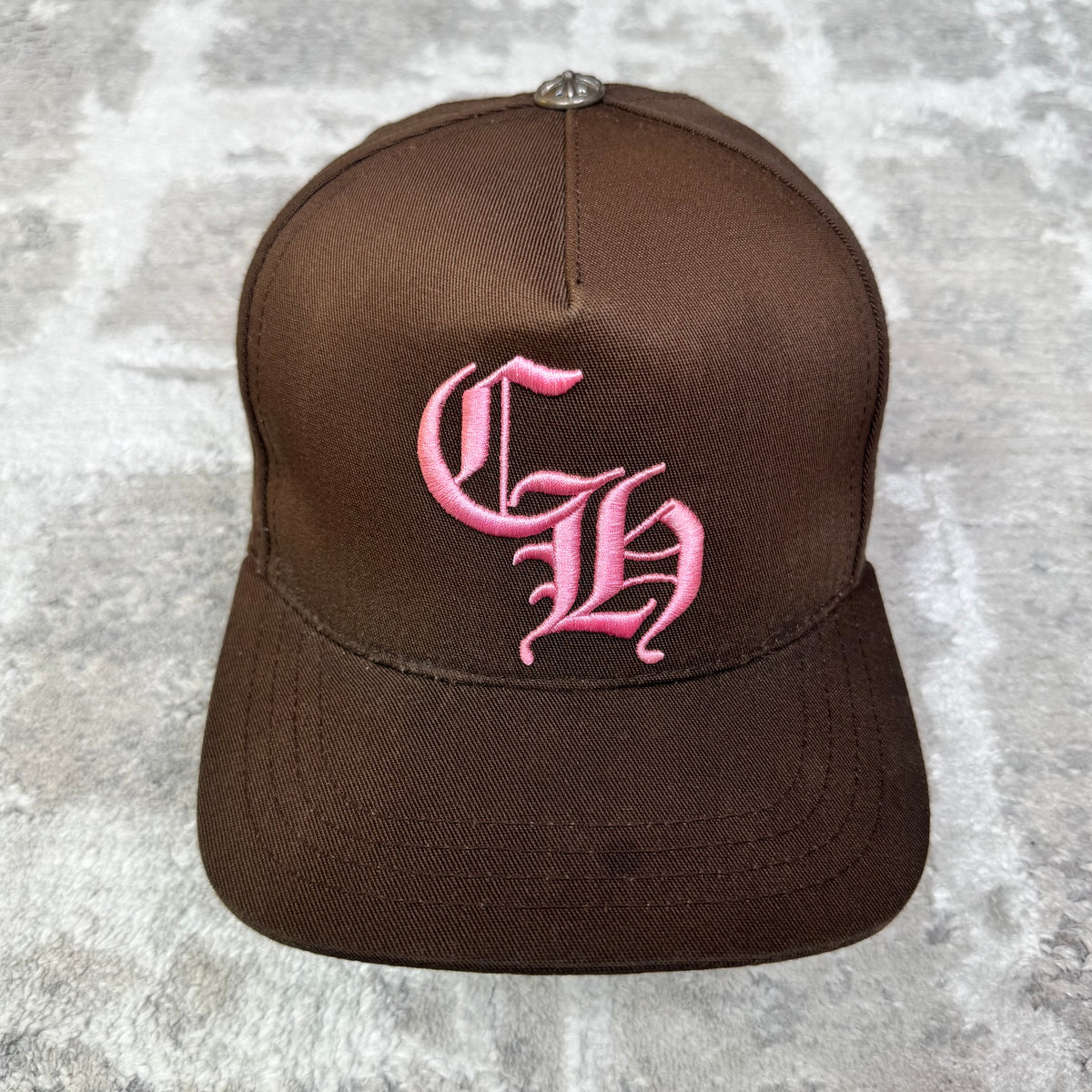 Chrome hearts baseball brown pink hat - Million Dollar Streetwear