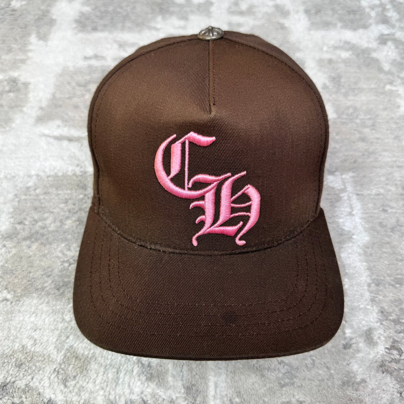 Chrome hearts baseball brown pink hat - Million Dollar Streetwear