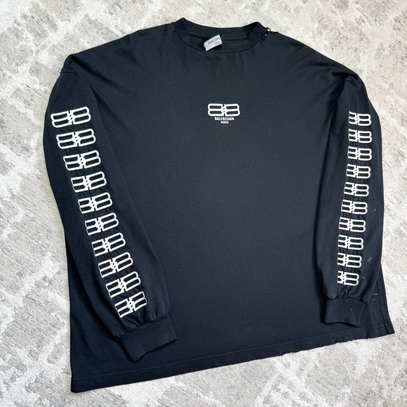 Balenciaga BB metal long sleeve shirt - Million Dollar Streetwear