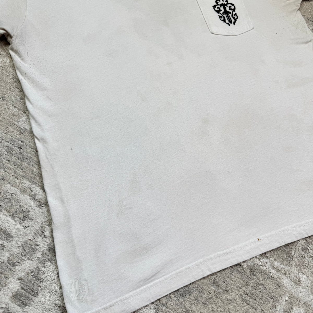 Chrome hearts dagger short sleeve tee shirt - Million Dollar Streetwear