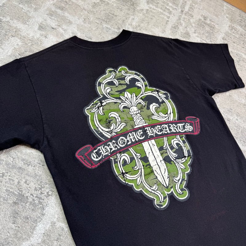 Chrome hearts vintage vine dagger short sleeve shirt - Million Dollar Streetwear
