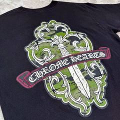 Chrome hearts vintage vine dagger short sleeve shirt - Million Dollar Streetwear