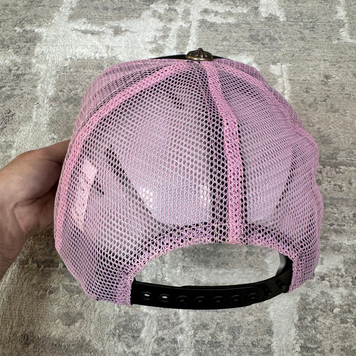 Chrome hearts pink ch Hollywood trucker hat - Million Dollar Streetwear